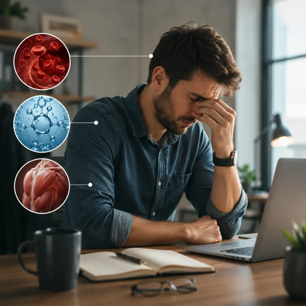 Fatigue and discomfort